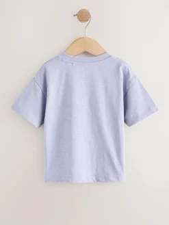 Next Purple Dinosaur Short Sleeve Graphic T-Shirt (3mths-7yrs)