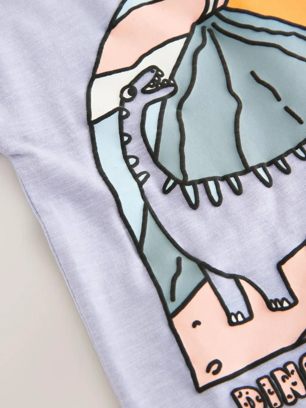 Next Purple Dinosaur Short Sleeve Graphic T-Shirt (3mths-7yrs)