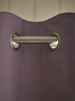 Sale Next Purple Elderberry Blackout/Thermal Cotton Eyelet Curtains