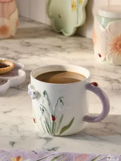 Hot Next Purple Floral Wildlife Mug