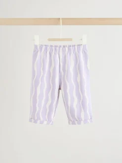 Hot Next Purple Flower Baby T-Shirts And Trousers 2 Piece Set (0mths-2yrs)