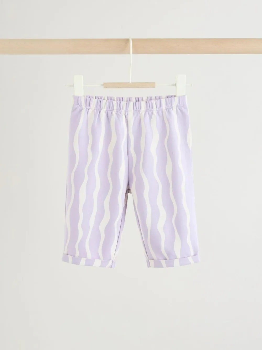 Hot Next Purple Flower Baby T-Shirts And Trousers 2 Piece Set (0mths-2yrs)