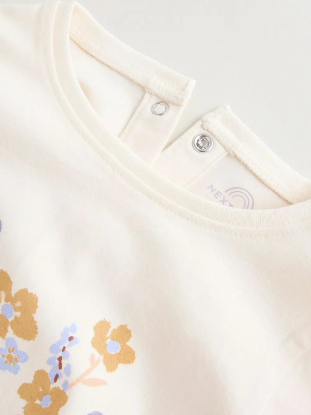 Hot Next Purple Flower Baby T-Shirts And Trousers 2 Piece Set (0mths-2yrs)