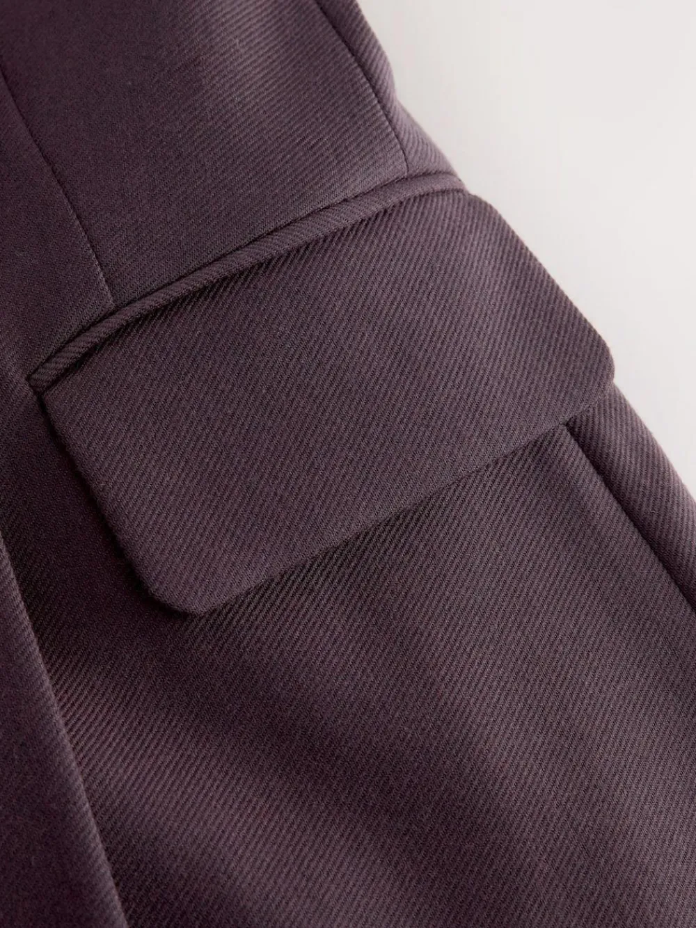 Online Next Purple N.Premium Wool Blend Twill Blazer