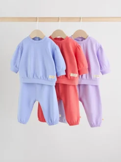 Next Baby Sweatshirt & Joggers 6 Piece Set (0mths-2yrs)^ Baby Winter Clothing|Sets & Co-Ords