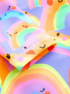 Next Long Leg Sunsafe Swimsuit (3mths-7yrs) Purple Rainbow