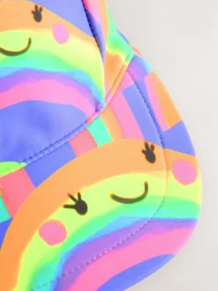 Clearance Next Swim Legionnaire Hat (3mths-10yrs) Purple Rainbow