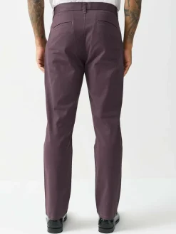Next Purple Slim Fit Stretch Chinos Trousers^ Pants & Chinos