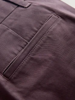 Next Purple Slim Fit Stretch Chinos Trousers^ Pants & Chinos
