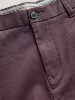 Next Purple Slim Fit Stretch Chinos Trousers^ Pants & Chinos