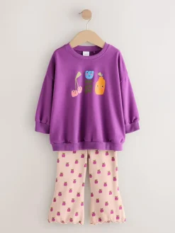 Sale Next Sweatshirt Set 4 Pack (3mths-7yrs) Purple
