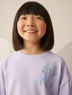 Sale Next Purple Wicked Long Sleeve Sweat Top (3-16yrs)