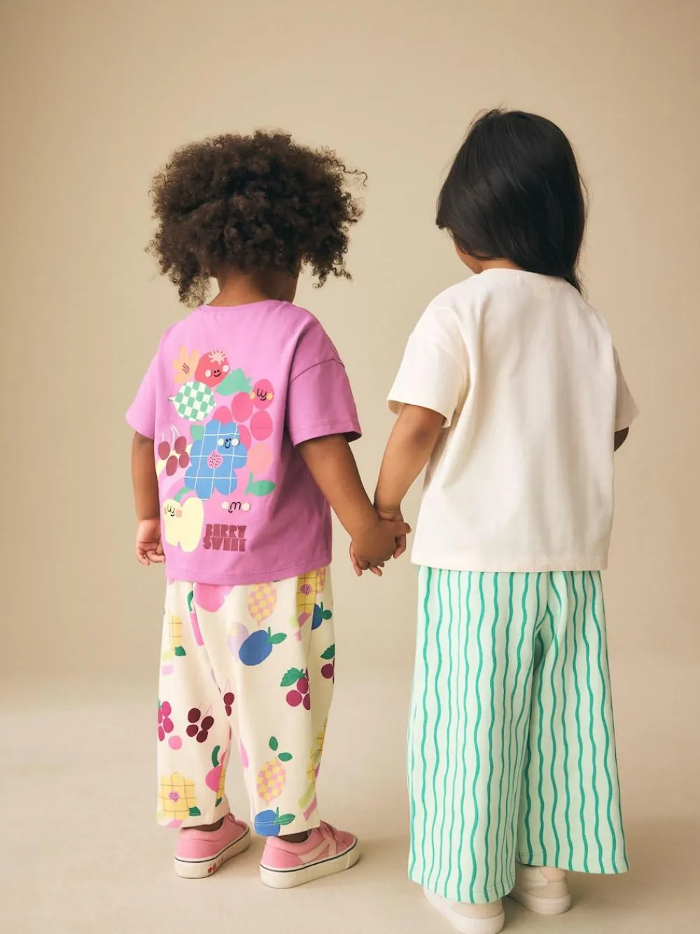 New Next Top & Trousers Set 2 Pack (3mths-7yrs) Purple/Green