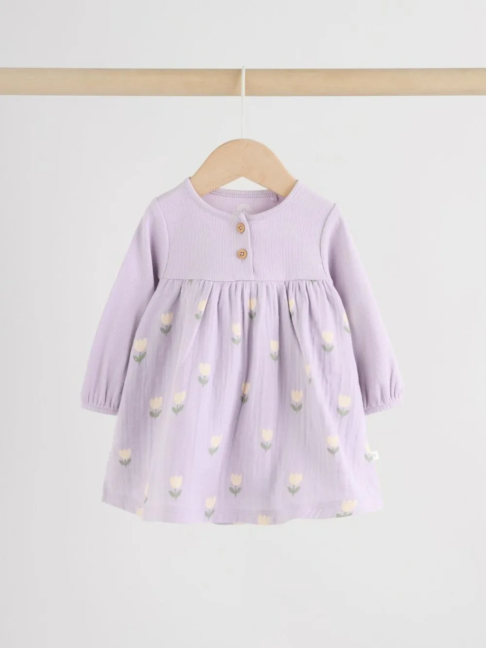 Next Purple/Pink Baby Woven Dress 2 Pack (0mths-3yrs)^ Dresses