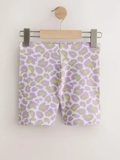 Next Purple/Pink/Animal Cycle Shorts 5 Pack (3-16yrs)^ Shorts & Skirts