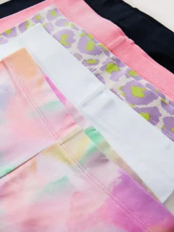 Next Purple/Pink/Animal Cycle Shorts 5 Pack (3-16yrs)^ Shorts & Skirts