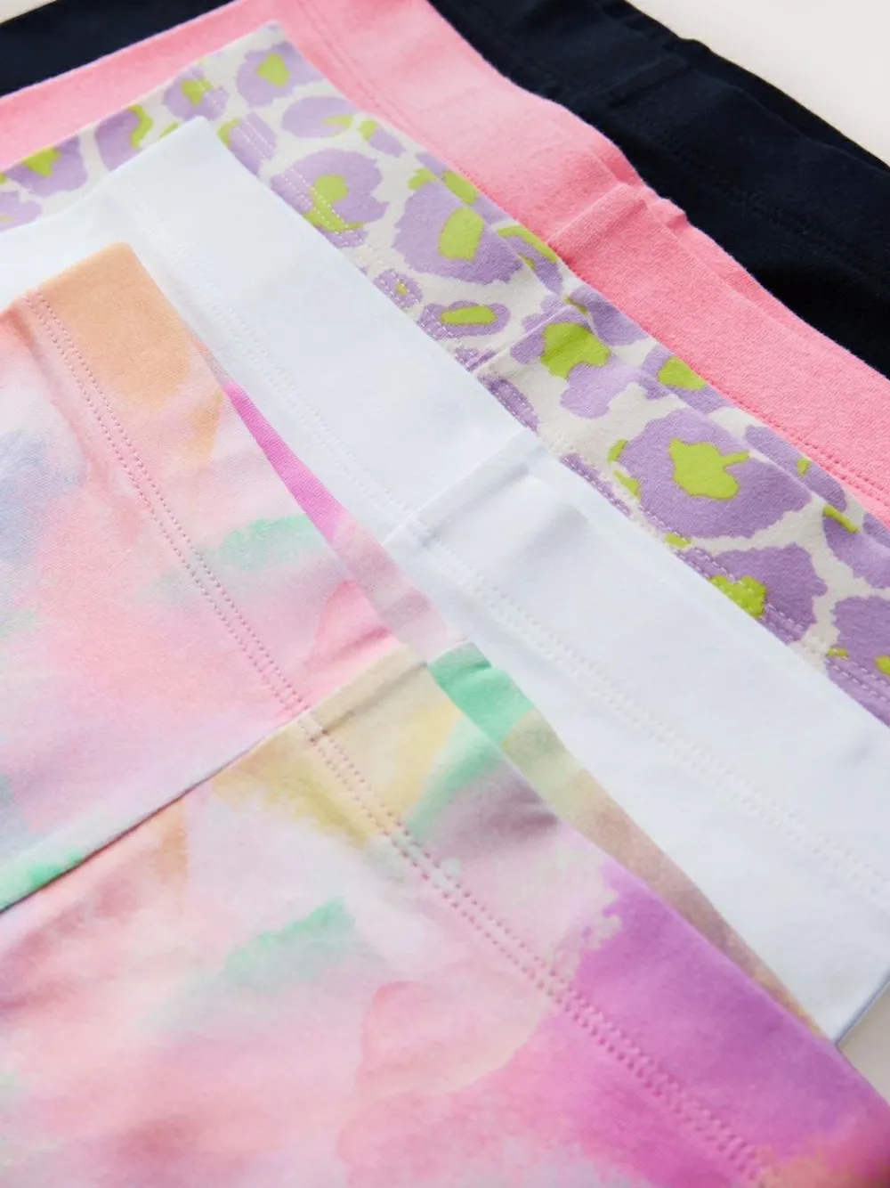 Next Purple/Pink/Animal Cycle Shorts 5 Pack (3-16yrs)^ Shorts & Skirts