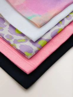 Next Purple/Pink/Animal Cycle Shorts 5 Pack (3-16yrs)^ Shorts & Skirts