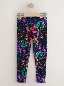 Online Next Purple/Splat Leggings 5 Pack (3-16yrs)