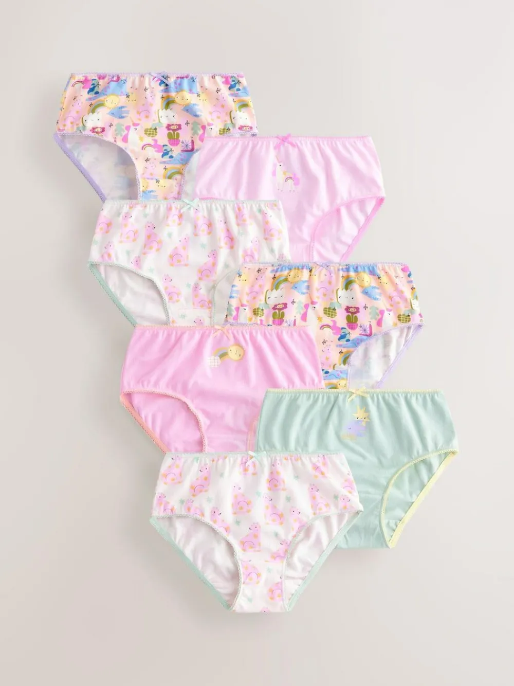 Next Purple/White Briefs 7 Pack (1.5-12yrs)^ Underwear