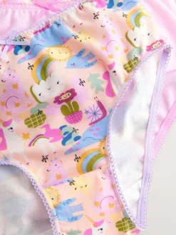 Next Purple/White Briefs 7 Pack (1.5-12yrs)^ Underwear