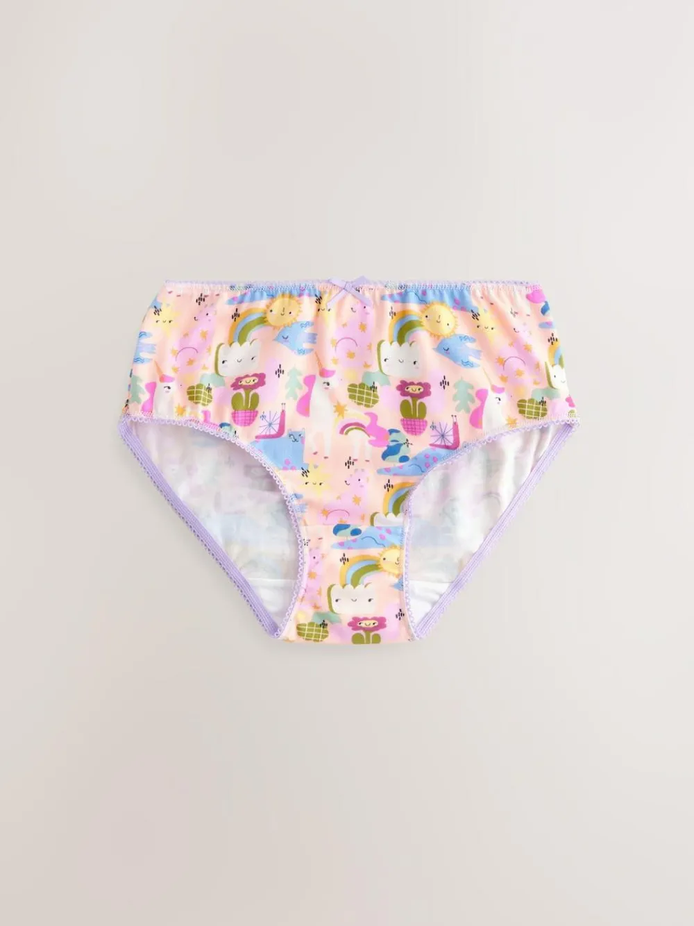 Next Purple/White Briefs 7 Pack (1.5-12yrs)^ Underwear