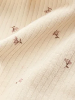 Best Next Purple/Yellow/Cream Ditsy Baby Leggings 4 Pack (0mths-2yrs)