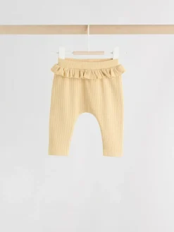 Best Next Purple/Yellow/Cream Ditsy Baby Leggings 4 Pack (0mths-2yrs)
