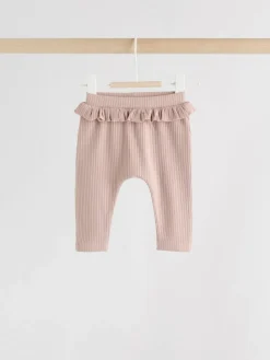 Best Next Purple/Yellow/Cream Ditsy Baby Leggings 4 Pack (0mths-2yrs)