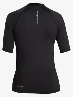 Outlet Quiksilver Youth Short Sleeve UPF50 Rash Vest Black