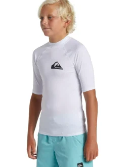 Quiksilver Youth Short Sleeve UPF50 Rash Vest^BOY Swimwear