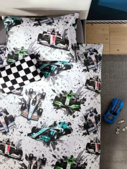 Next Racing Cars Duvet Cover and Pillowcase Set^ Bedsets & Duvet Covers|Childrens Bedding