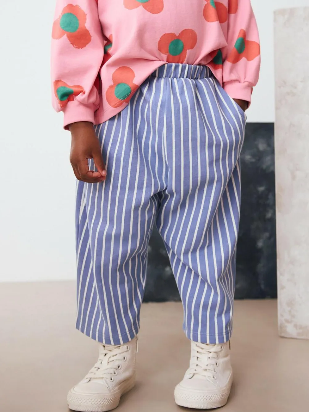 Next Barrel Trousers 3 Pack (3mths-7yrs) Rainbow