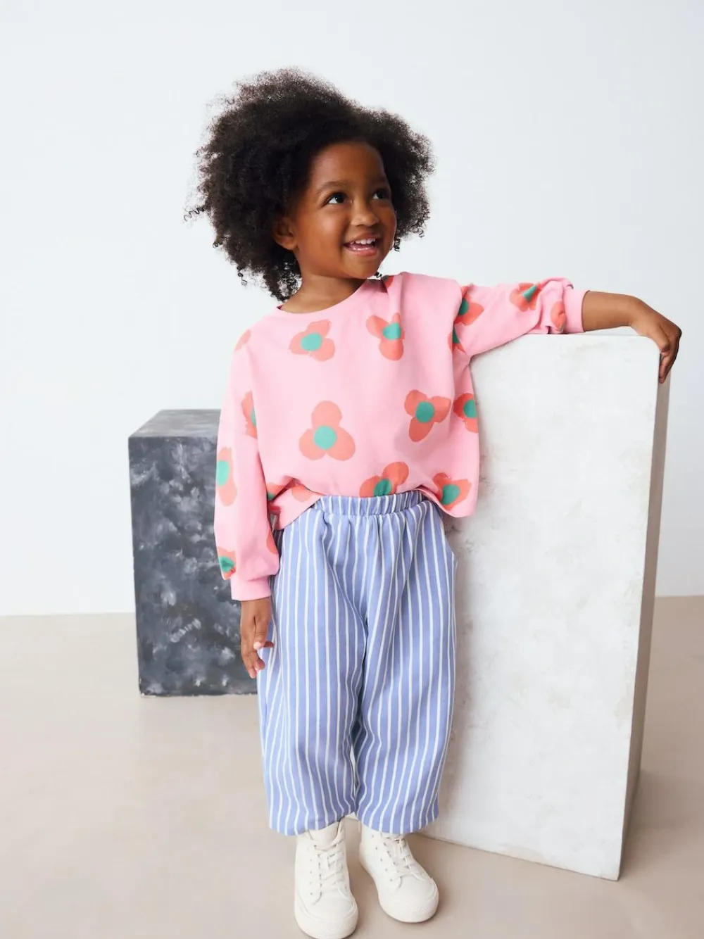 Next Barrel Trousers 3 Pack (3mths-7yrs) Rainbow