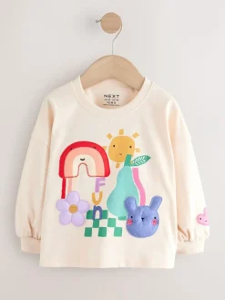 Sale Next Rainbow Character Long Sleeve Tops 3 Pack (3mths-7yrs)