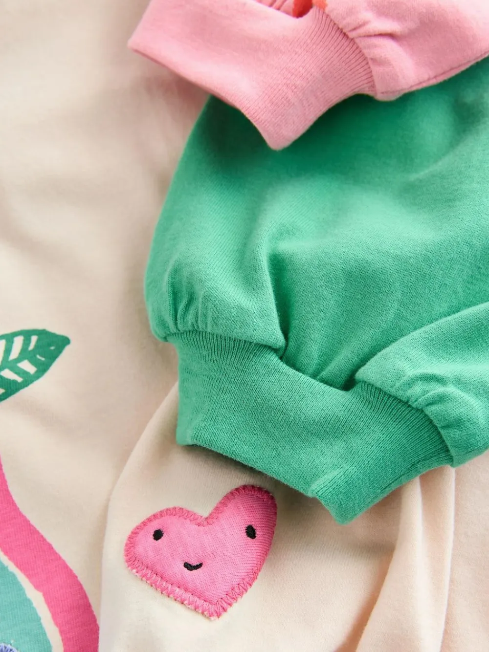 Sale Next Rainbow Character Long Sleeve Tops 3 Pack (3mths-7yrs)