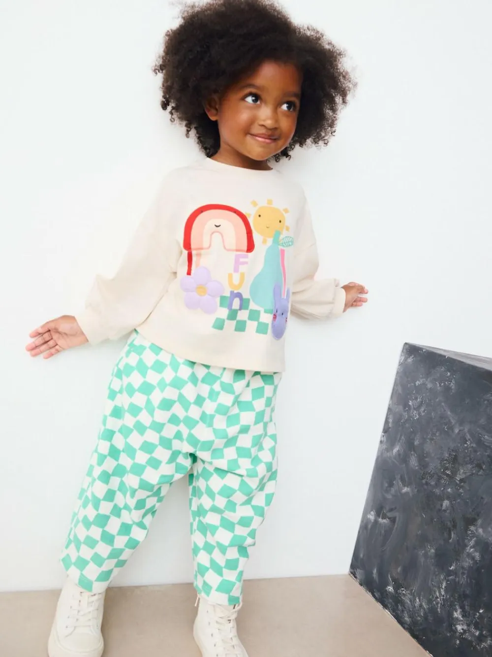 Sale Next Rainbow Character Long Sleeve Tops 3 Pack (3mths-7yrs)