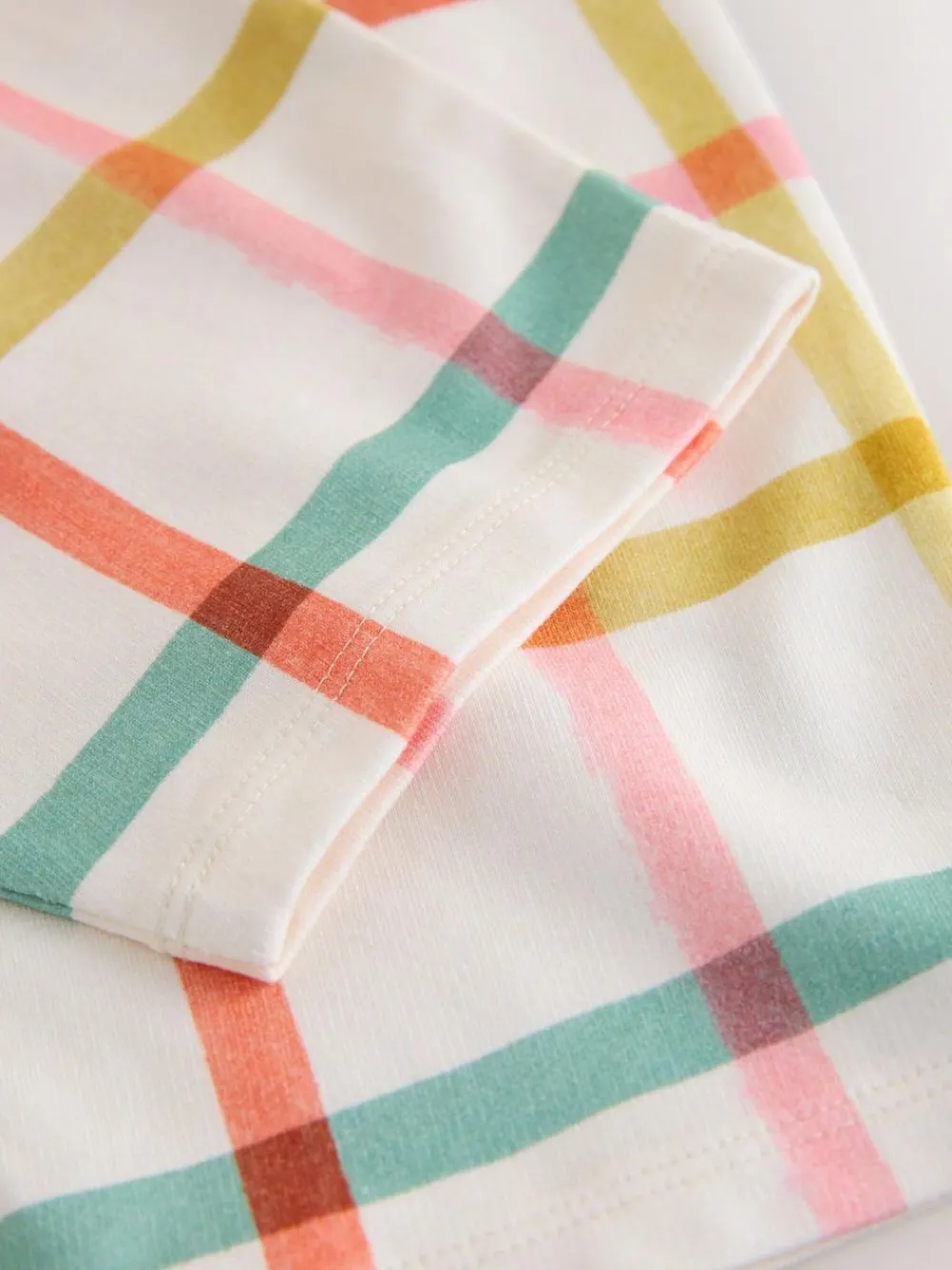 Next Rainbow Check Barrel Leg Trousers (3mths-7yrs)^ Pants & Leggings|Nightwear