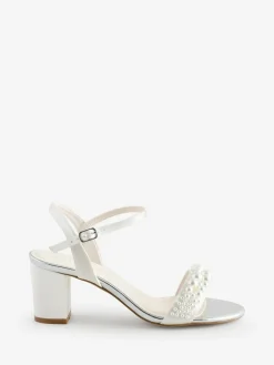 Rainbow Club Cream Clara Sandals^Women Heels
