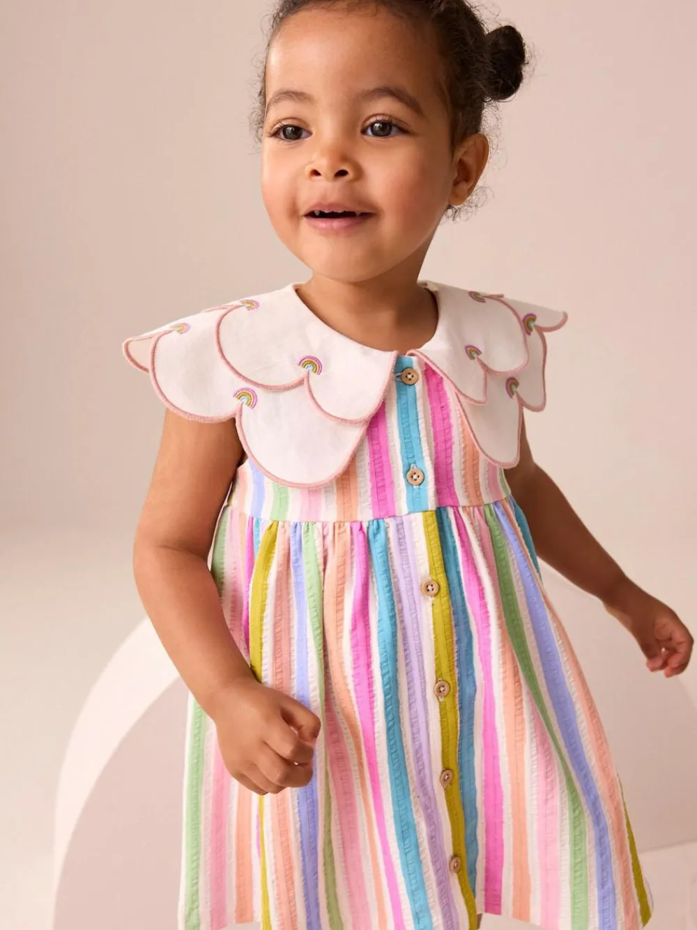 Next Collared Summer Dress (3mths-7yrs)^ Baby Girls|Dresses