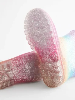 Next Rainbow Glitter Wellies^ Boots