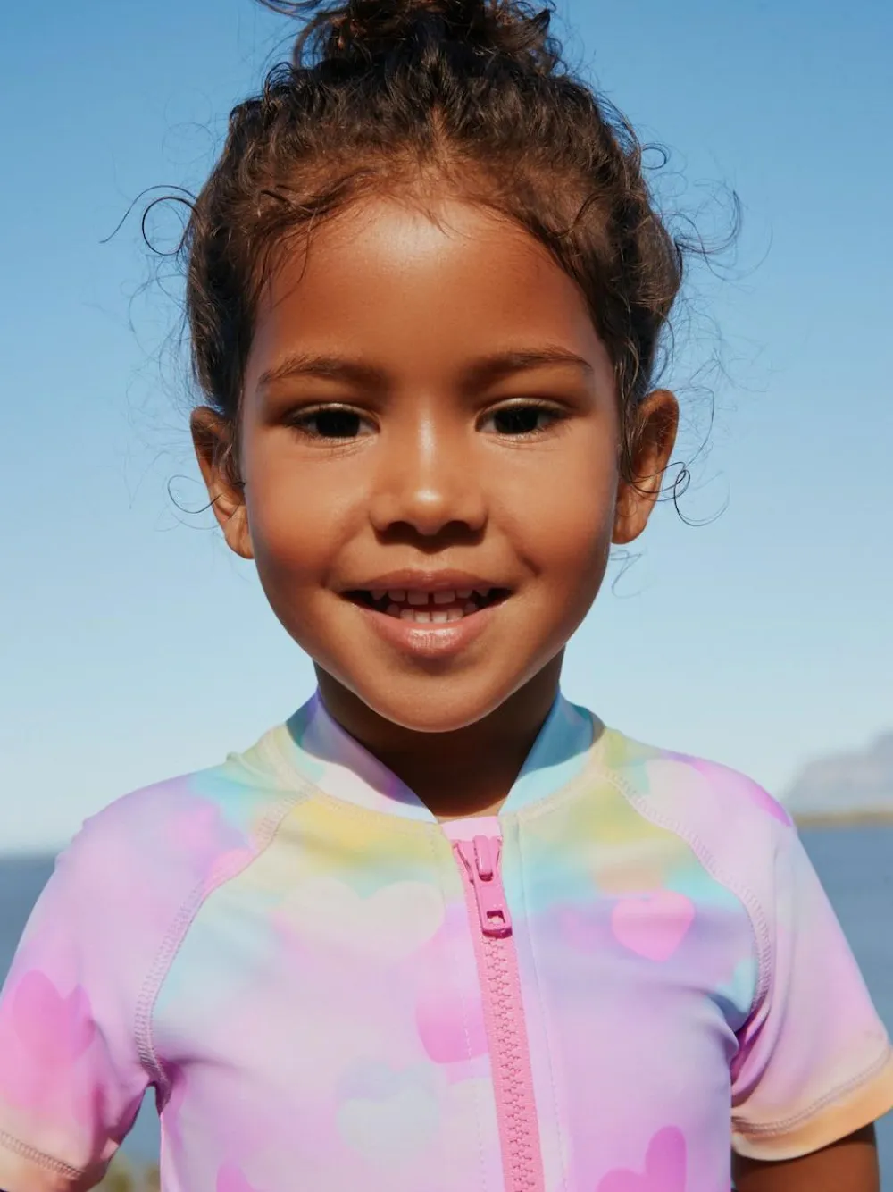 Next Rainbow Ombre Hearts Sunsafe Swimsuit (3mths-10yrs)^ Swimwear|Swimwear