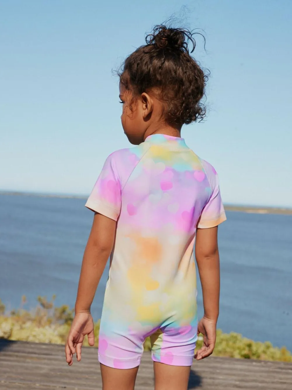 Next Rainbow Ombre Hearts Sunsafe Swimsuit (3mths-10yrs)^ Swimwear|Swimwear