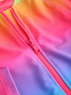 Best Next Rainbow Ombre Long Sleeve Sunsafe Swimsuit (3mths-16yrs)