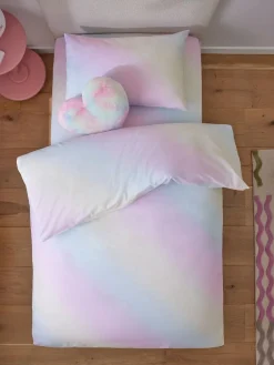 Next Rainbow Ombre Printed Polycotton Duvet Cover and Pillowcase Bedding Set^ Childrens Bedding|Bedsets & Duvet Covers