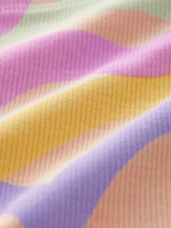 Next Rainbow Ribbed Cycle Shorts 5 Pack (3mths-7yrs)^ Baby Girls|Baby Girls