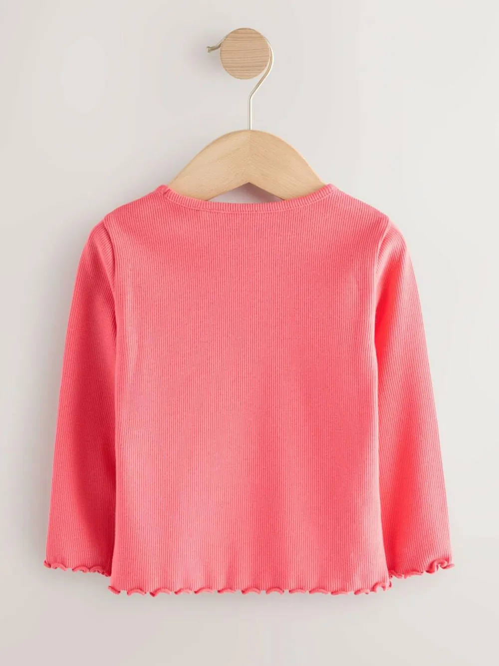 Next Rainbow Spot Long Sleeve Rib Tops 5 Pack (3mths-7yrs)^ Tops|Nightwear