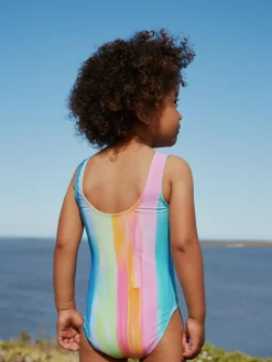 Next Rainbow Stripe Swimsuit (3mths-10yrs)