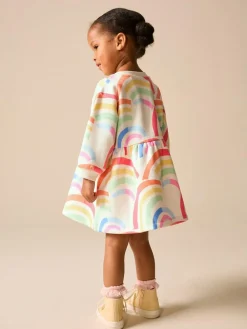 Sale Next Rainbow Sweat Dress (3mths-7yrs)