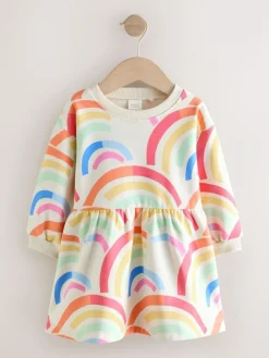 Sale Next Rainbow Sweat Dress (3mths-7yrs)